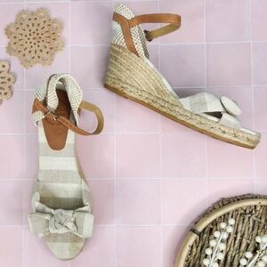 Toni Pons Bow Wedge Sandals